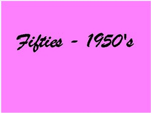 fifties - 1950s 
all things 50's